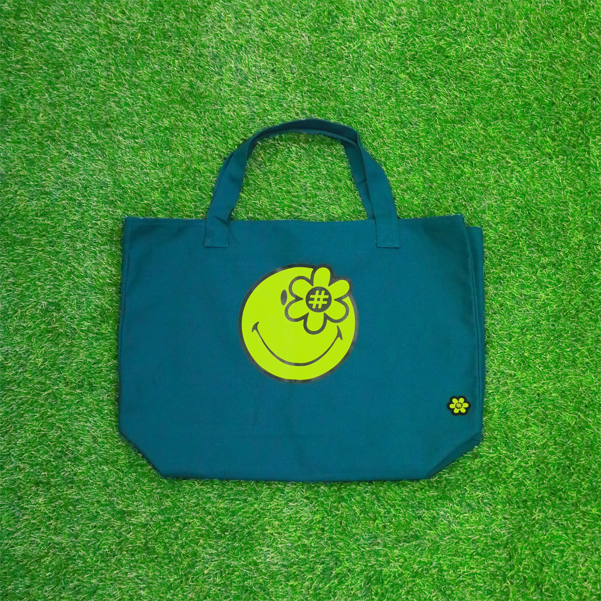 WTP Smiley® Tote Bag | Dark Green