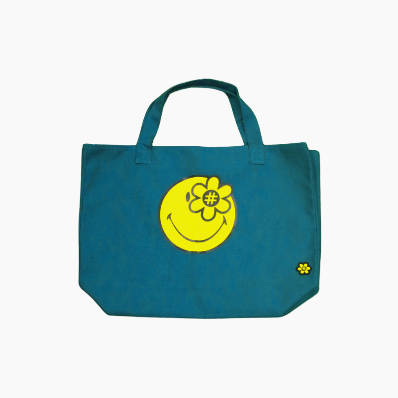 WTP Smiley® Tote Bag | Dark Green