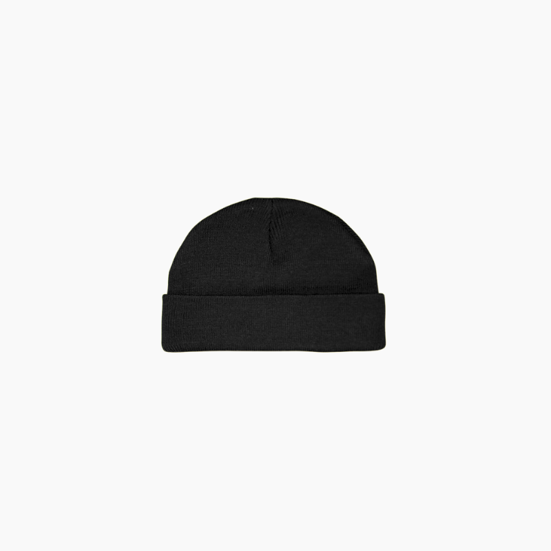 Melting Smiley Beanie | Black