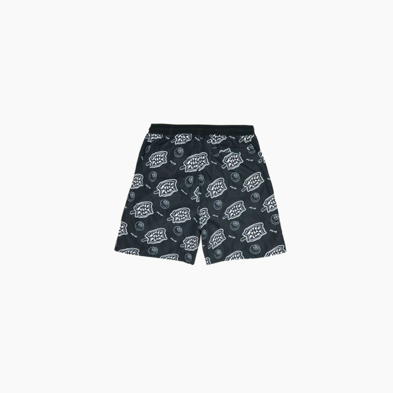 SMILEY PARADISE SHORTS | BLACK