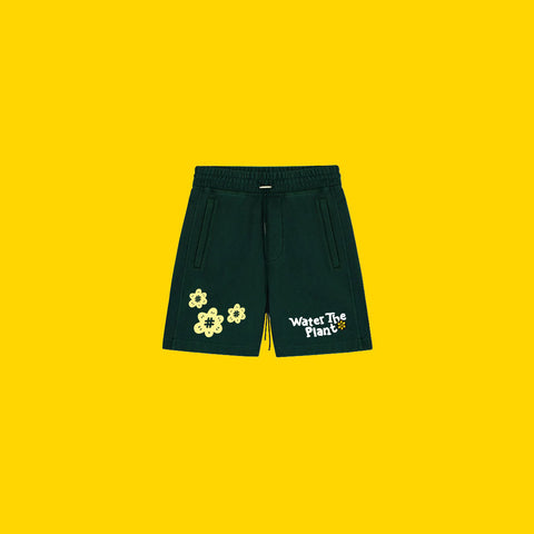 WTP Oasis Logo Shorts | Dark Green