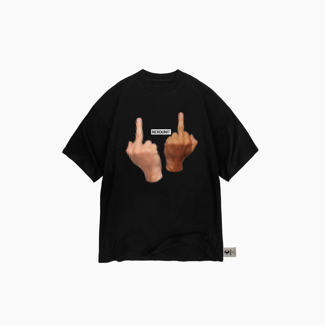Flip Off Tshirt | Black