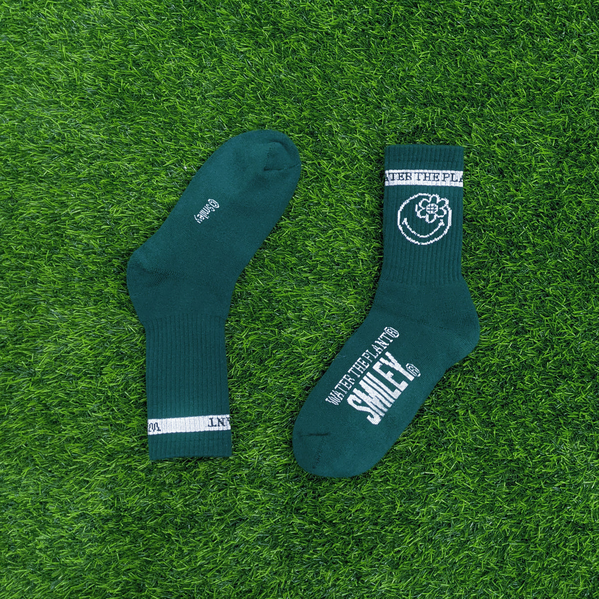 Smiley® Greens Socks | Dark Green