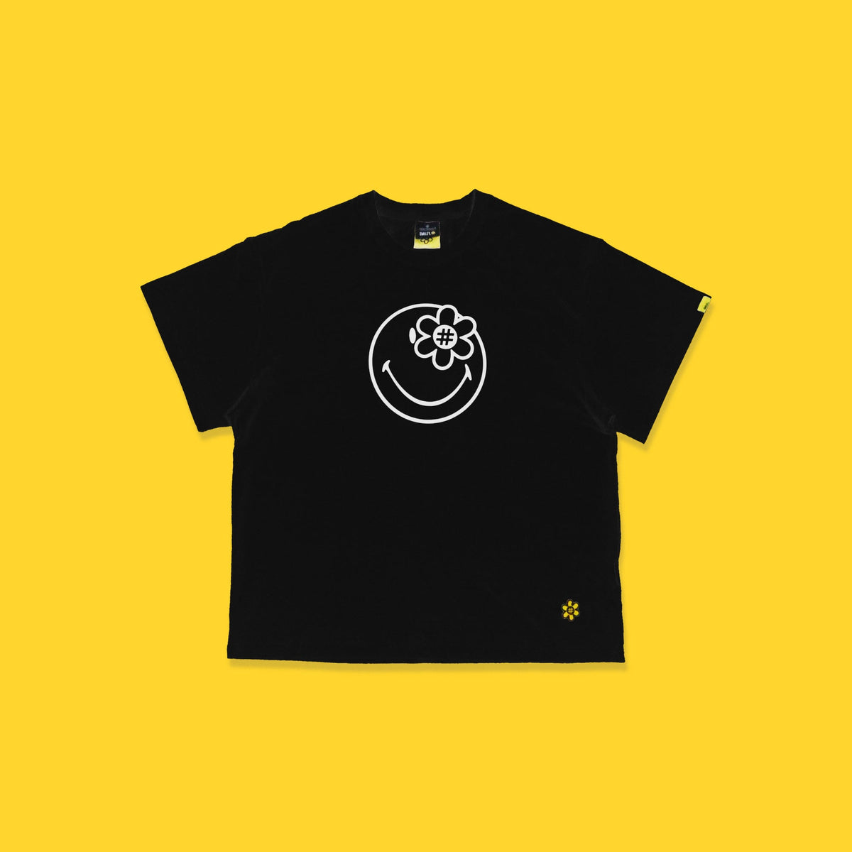 Smiley® Outline T-Shirt | Black