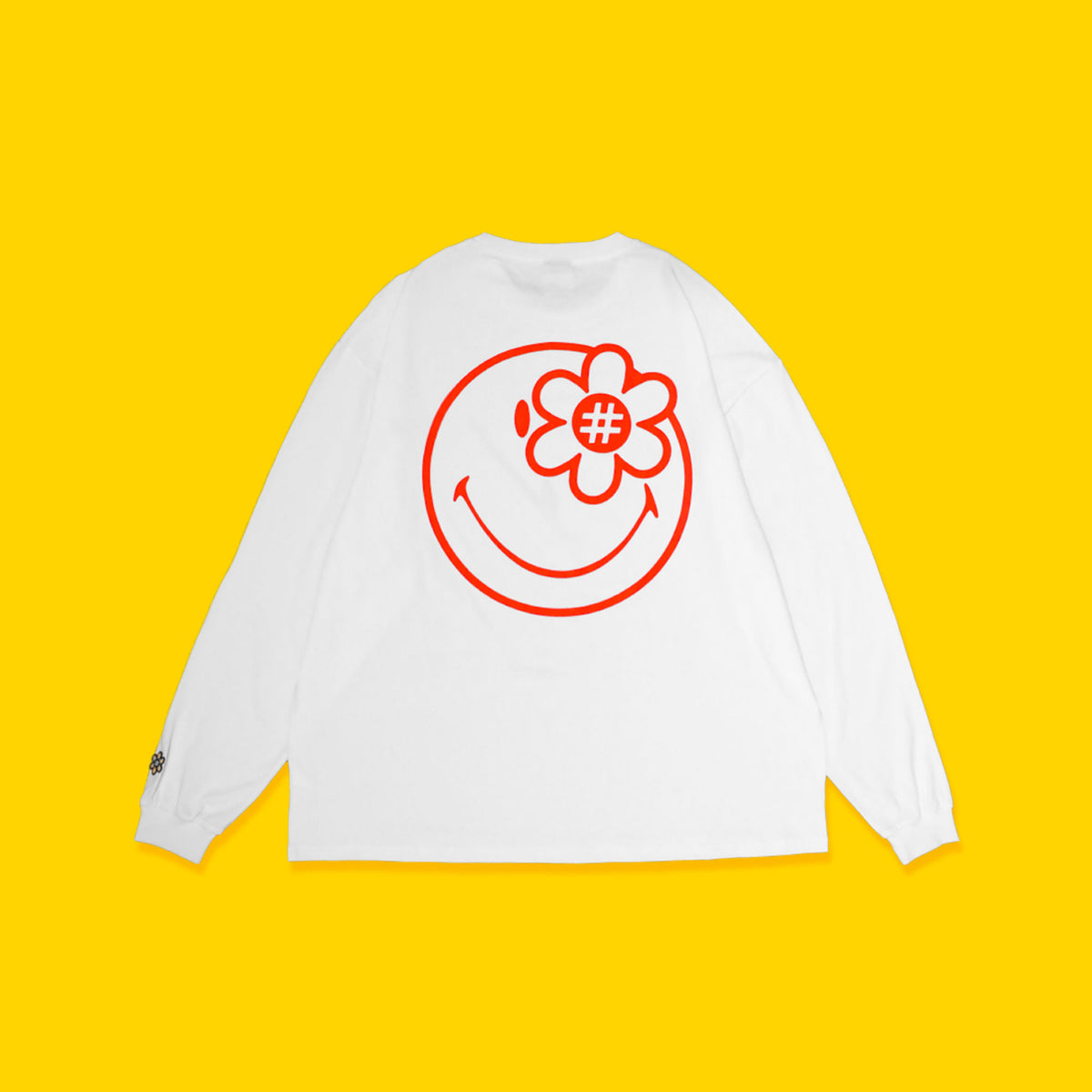 Smiley® Hallmark L/S Tshirt | White